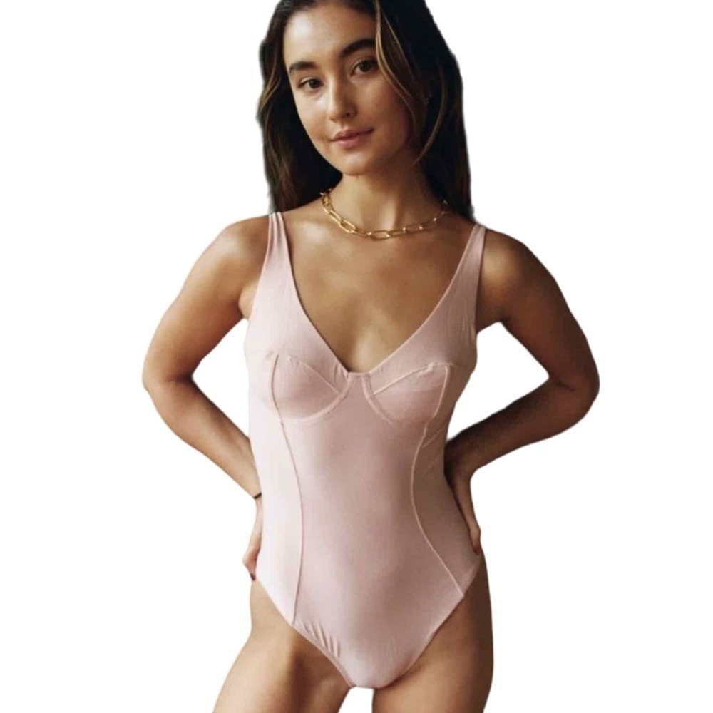 We Are HAH Eyes On Top Bodysuit Copper Rose